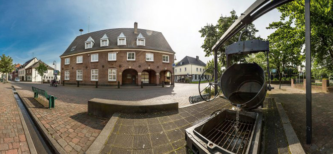 Der Marktplatz in Isselburg